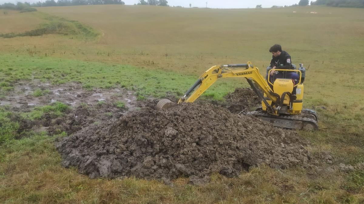 Ejecución de obras de mejora en barrios rurales.