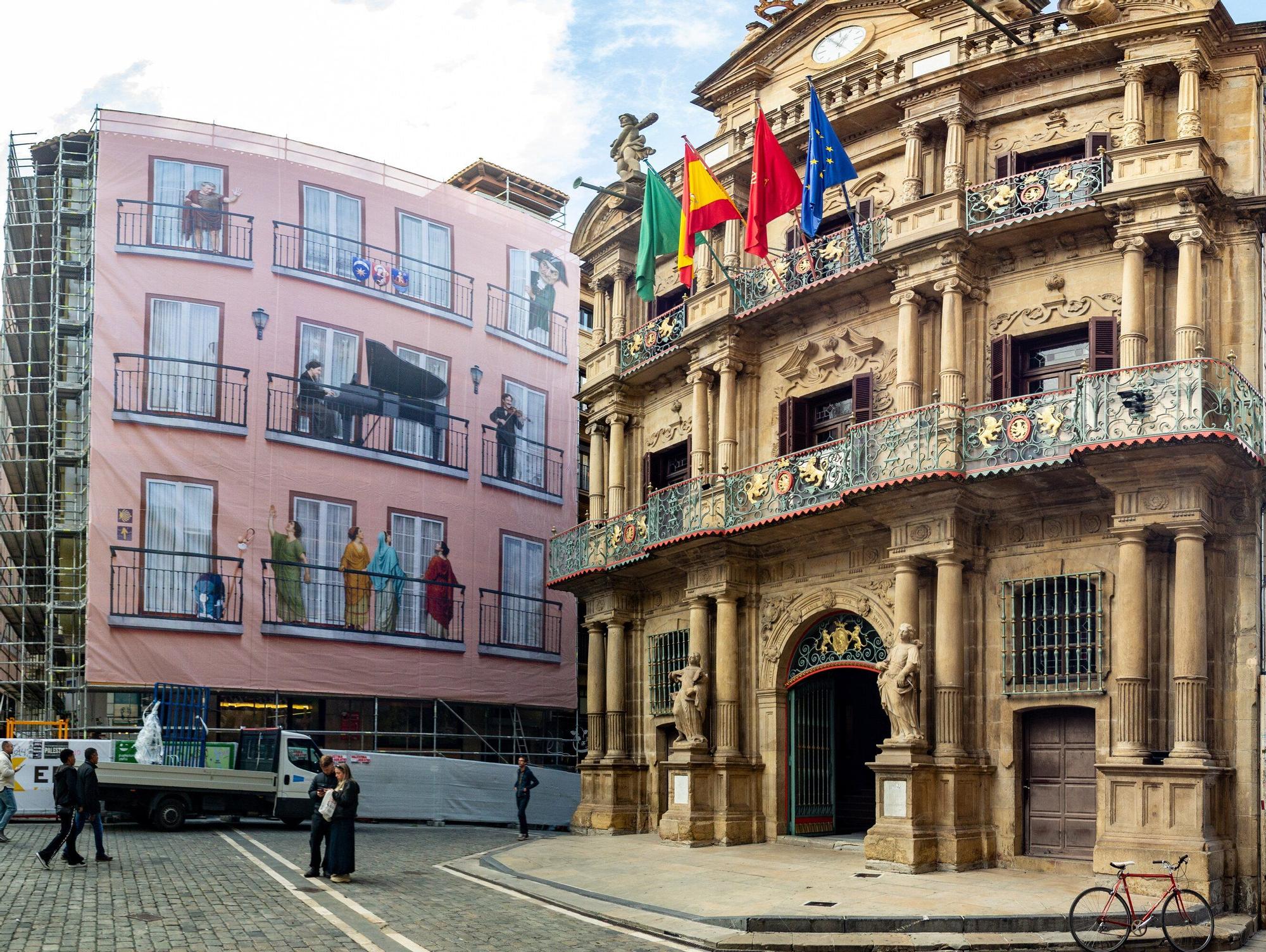 “Pamplona, con Nombre Propio”: 19 personajes en los balcones de Casa Seminario