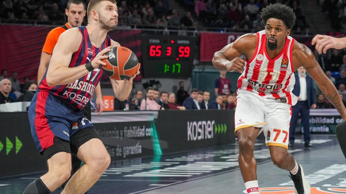 Todas las imágenes del partido entre Baskonia y Olympiacos