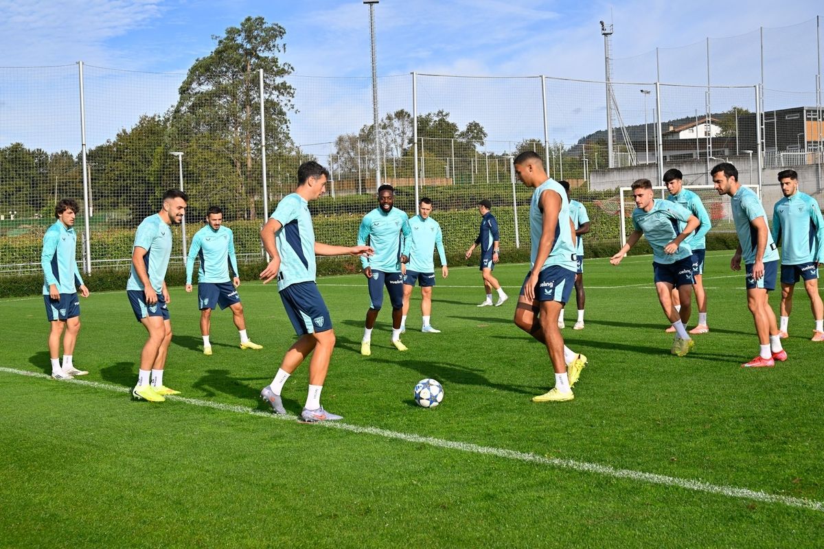 Entrenamiento del Athletic en Lezama