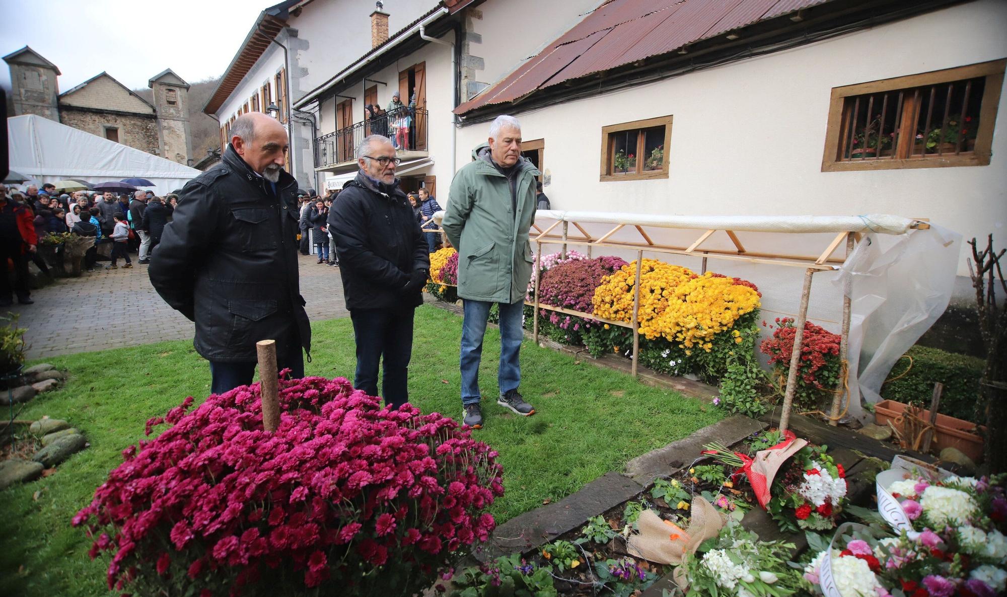 Fotos del homenaje a Mikel Zabalza en el 40 aniversario de su muerte tras ser detenido por la Guardia Civil