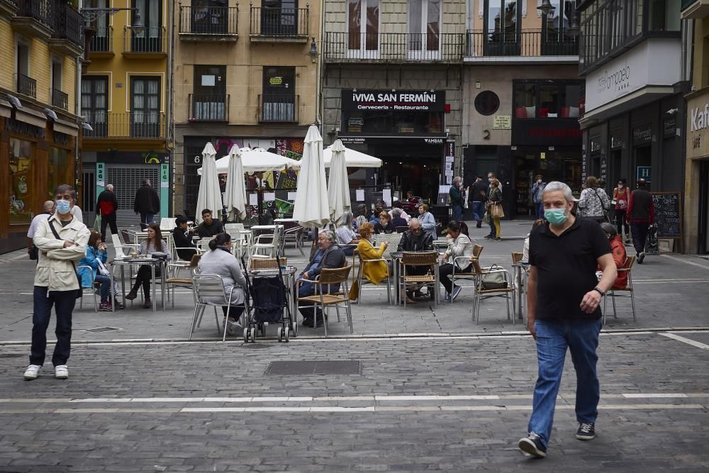 Primer día de la Fase 2 en Navarra.