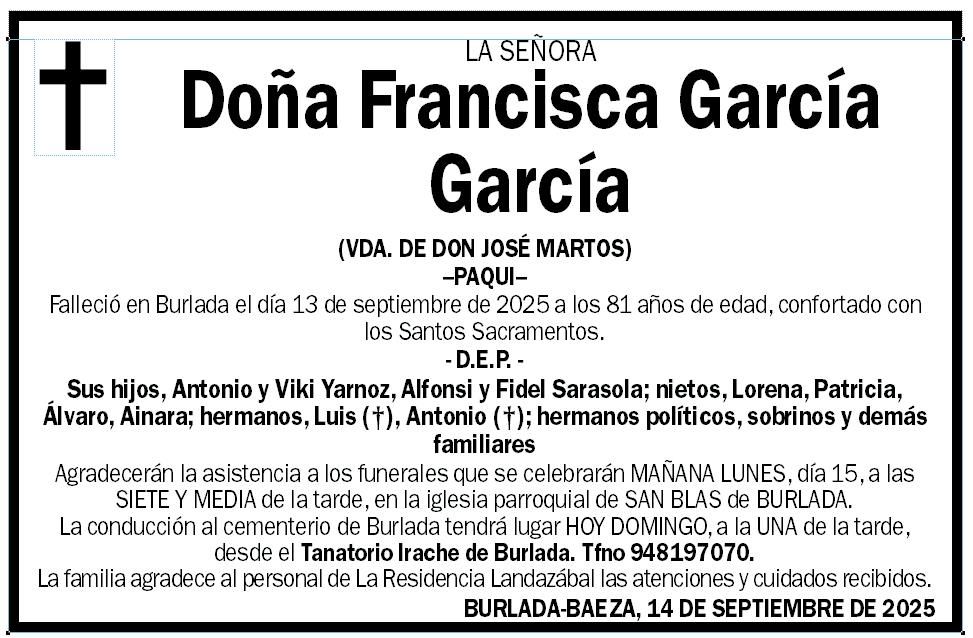 Francisca García García