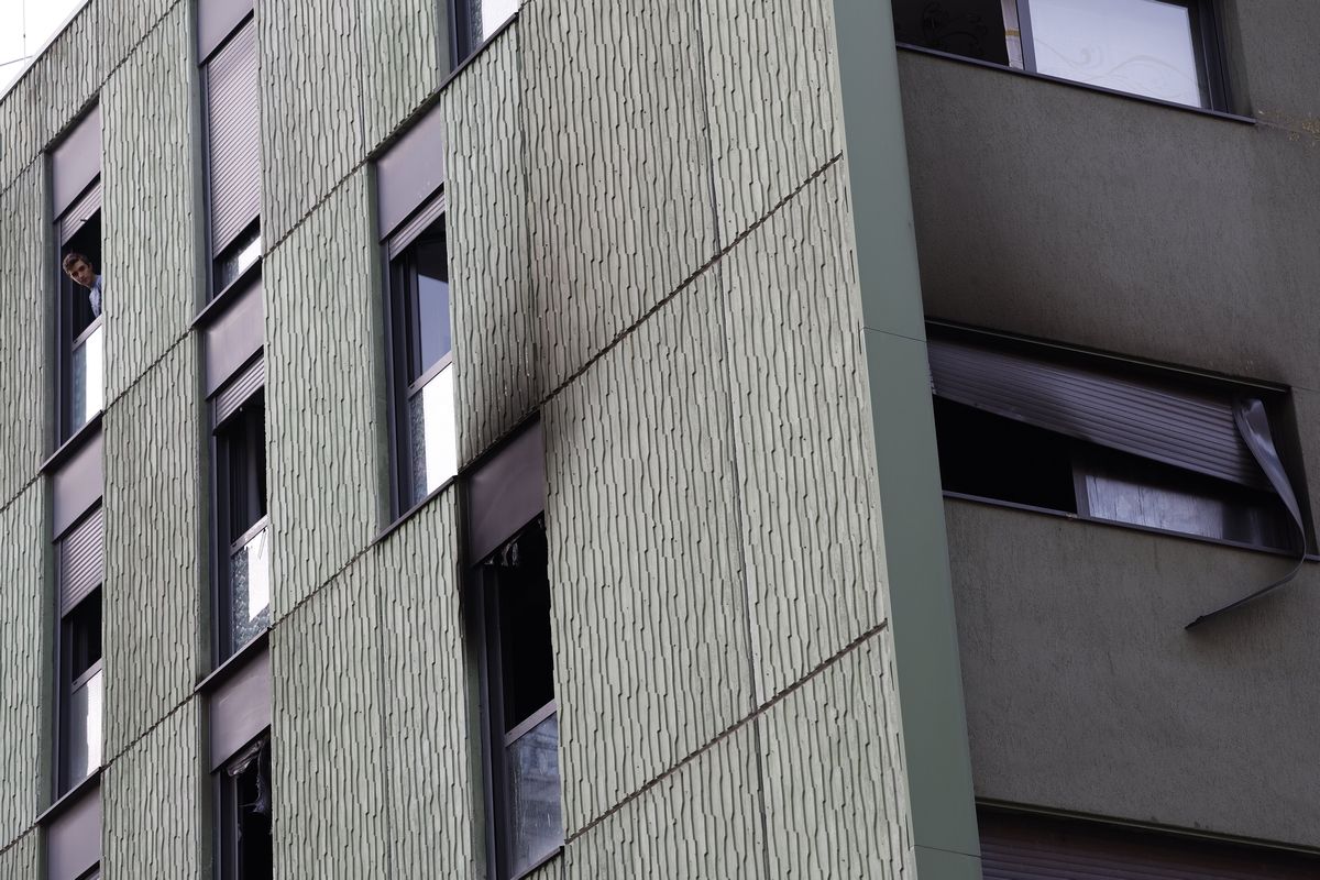 Incendio en un piso de la calle El Carmen de Barakaldo