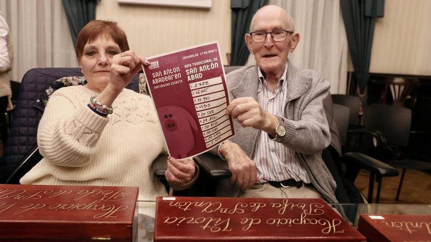 Estos son los números premiados en la rifa de San Antón en Gasteiz