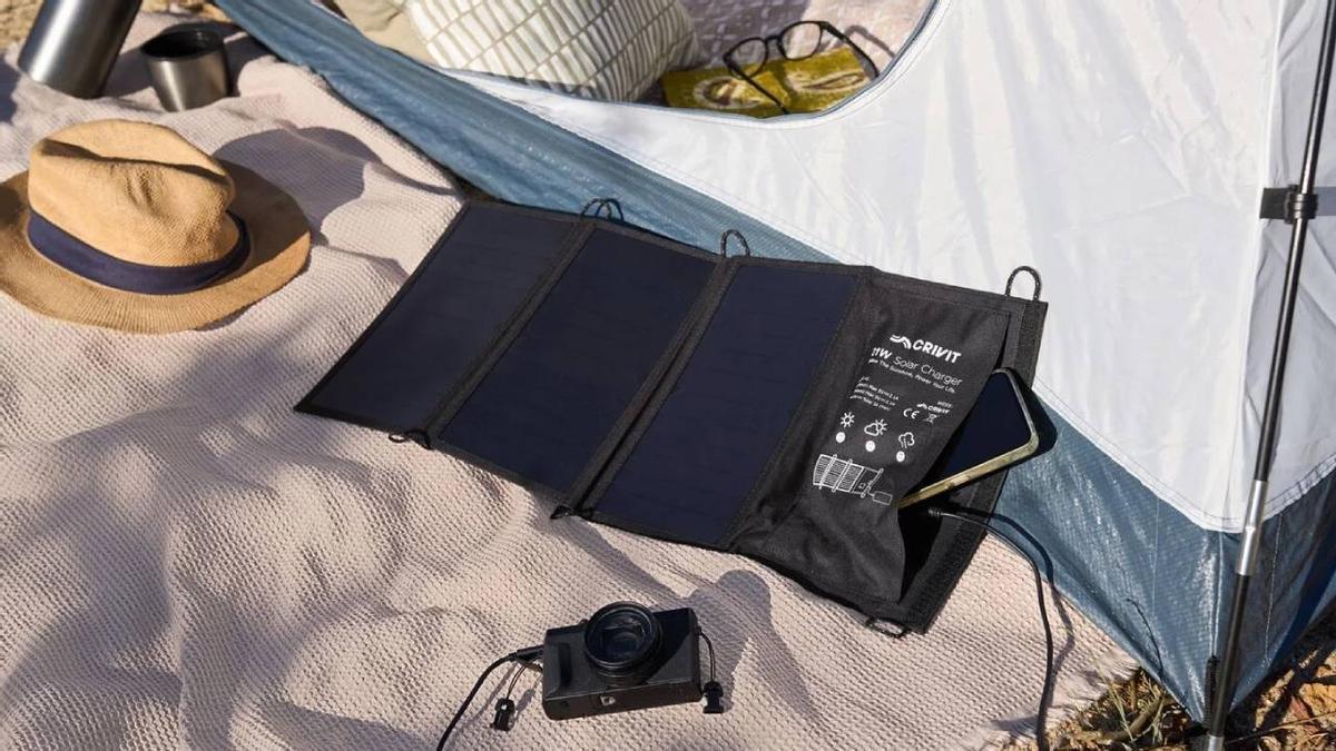 Cargador solar plegable 21W