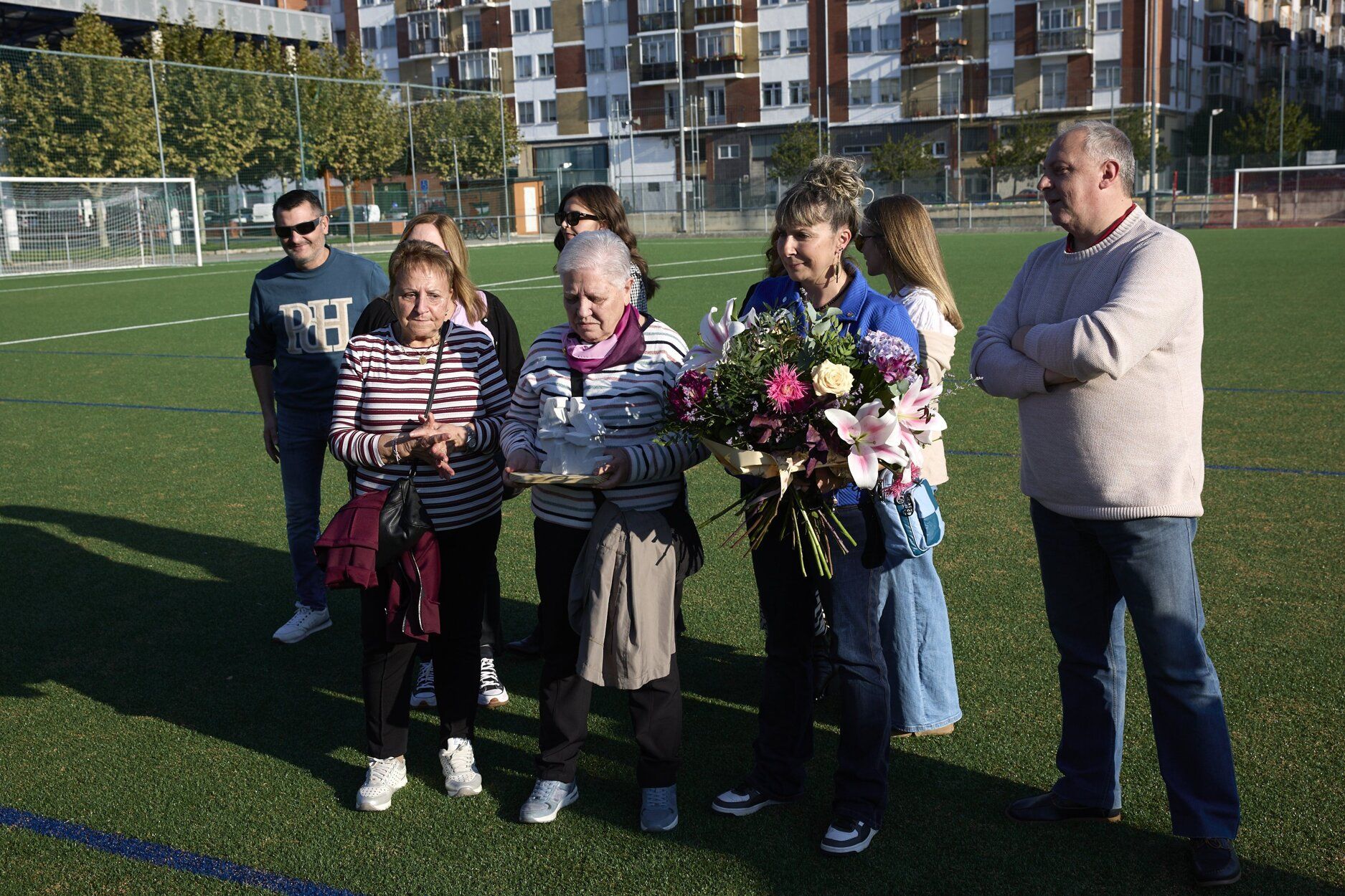 Fotos de la inauguración del campo de fútbol de Berriozar