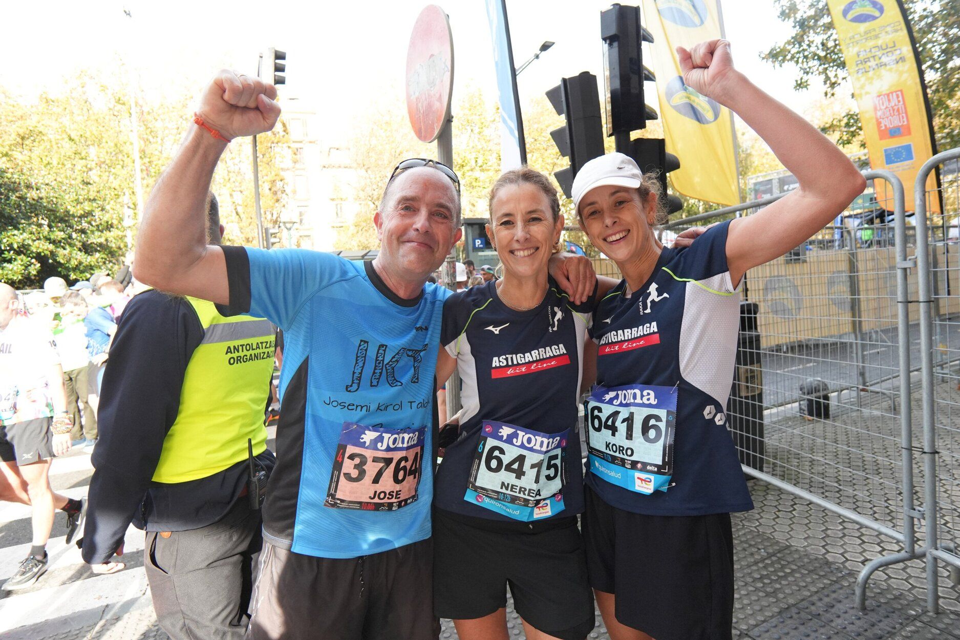 Los últimos metros de la Behobia