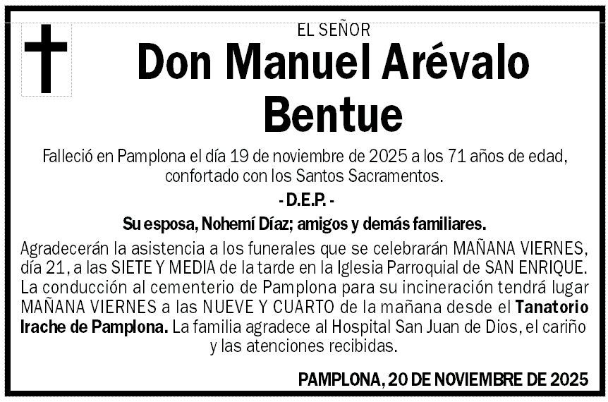 Manuel Arévalo Bentue