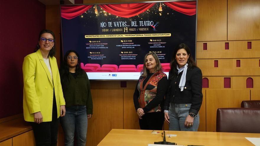 El comercio local de Vitoria como escenario de teatro