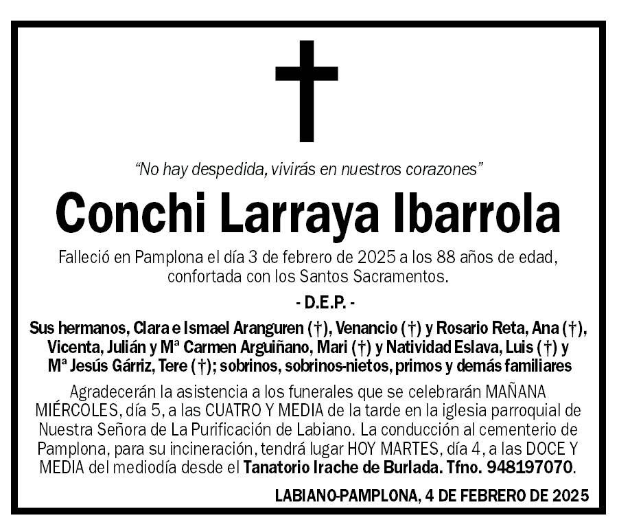 Conchi Larraya Ibarrola