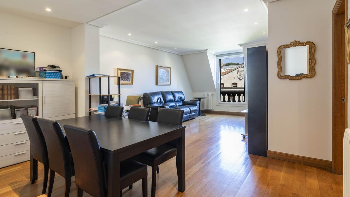 Imagen del salón de la vivienda.