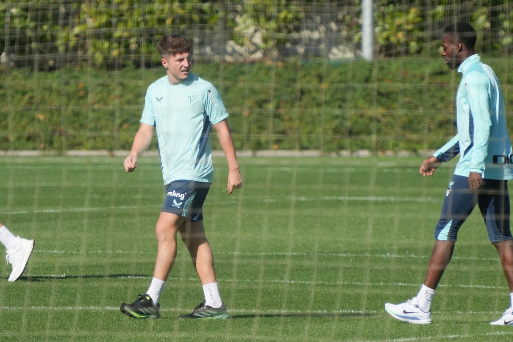 Entrenamiento del Athletic en Lezama