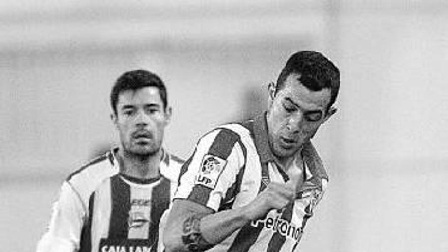 Urko Vera, en un partido con el primer equipo del Athletic.
