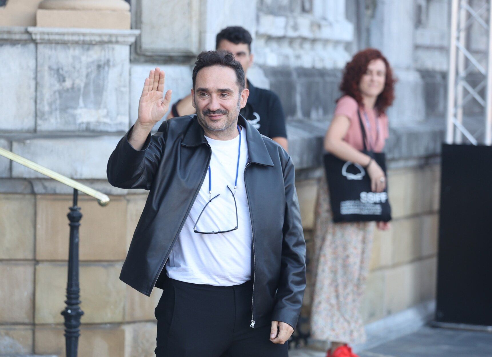 El director Juan Antonio Bayona, a su llegada al Festival de Cine de Donostia