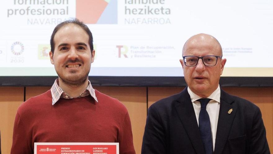 Premio Nacional de FP de Grado Superior para un alumno del CI María Ana Sanz de Pamplona