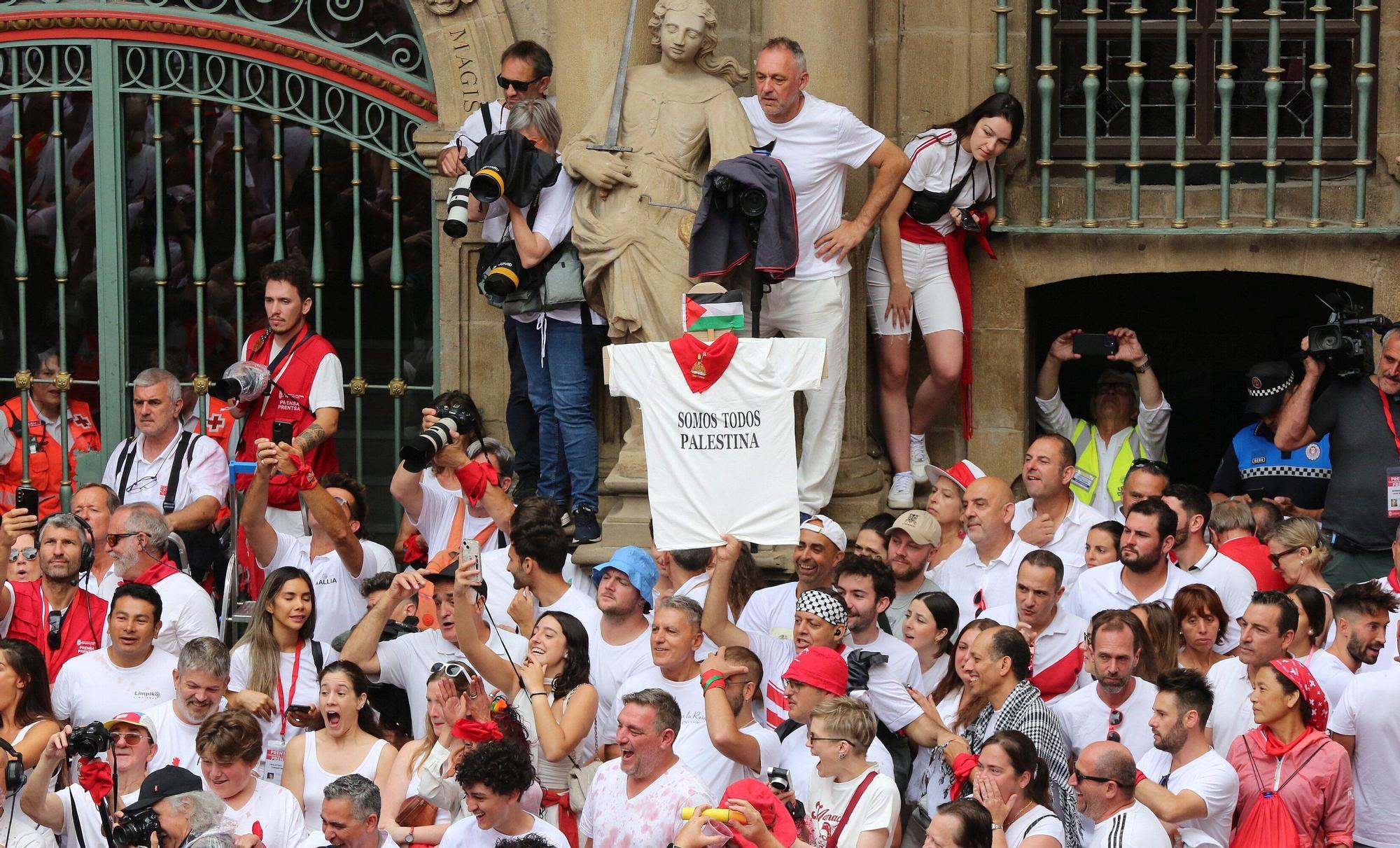 San Fermín 2025 | Momentos previos al lanzamiento del Chupinazo
