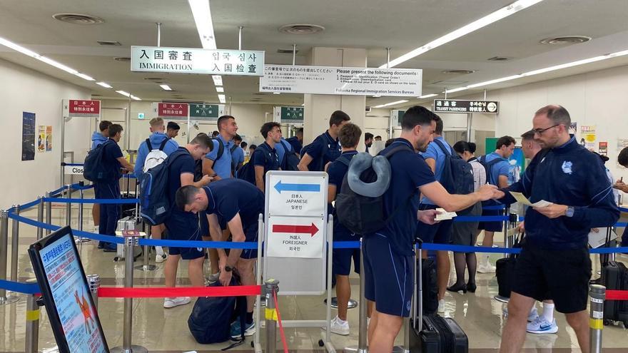La Real ya está en Japón tras un vuelo de 12 horas