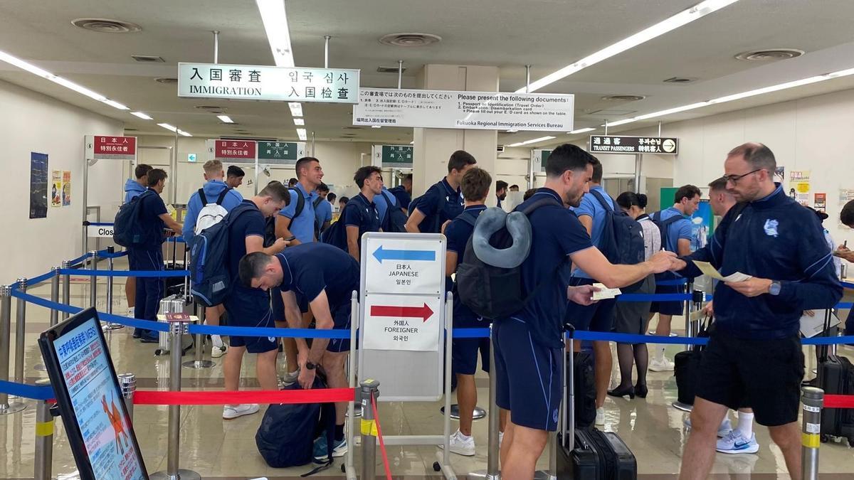La expedición de la Real Sociedad ya está en Japón