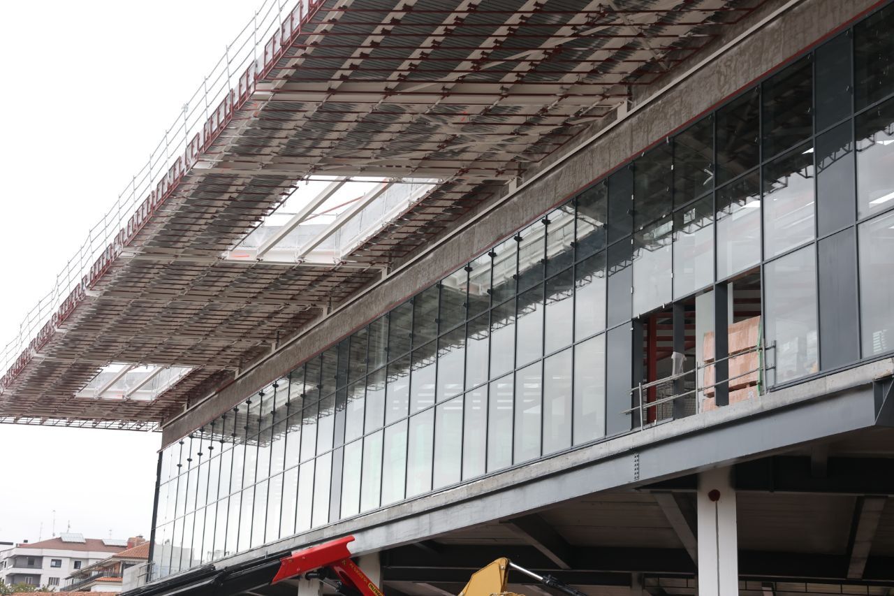 La nueva estación de tren de Irun toma forma