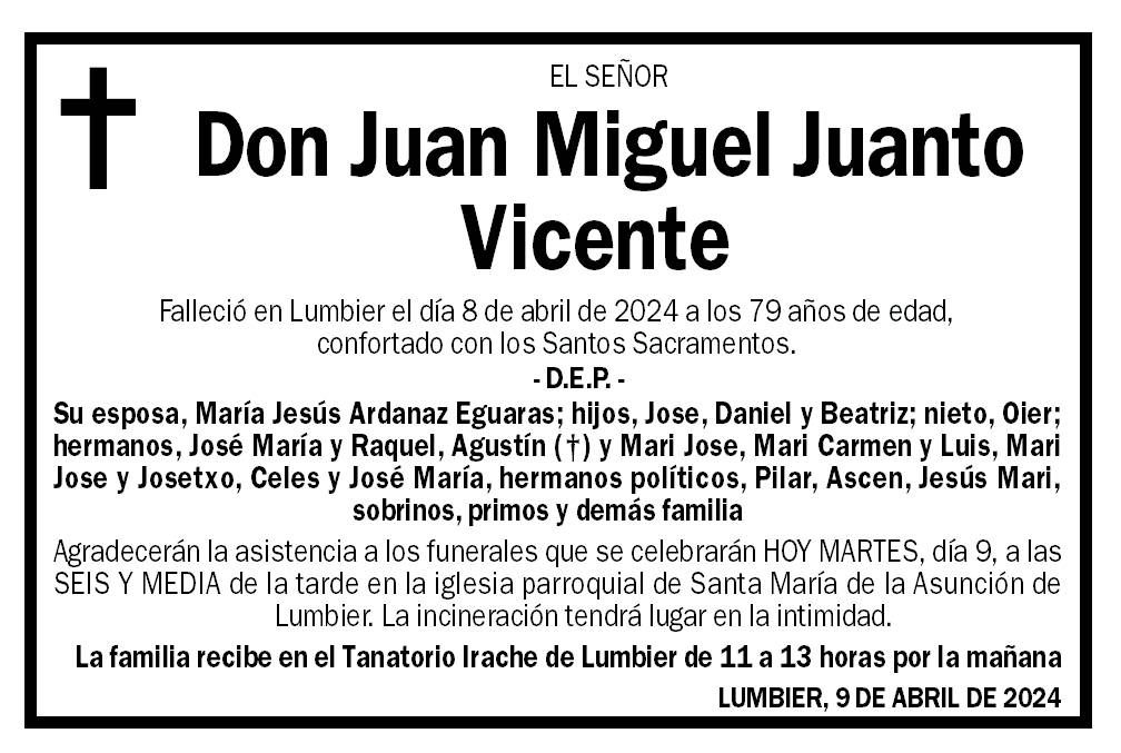Juan Miguel Juanto Vicente