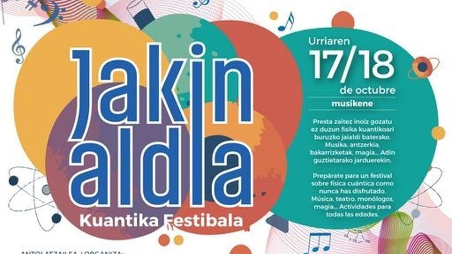 Jakinaldia zientzia jaialdiaren lehen edizioa egingo da urriaren 17an eta 18an Donostian