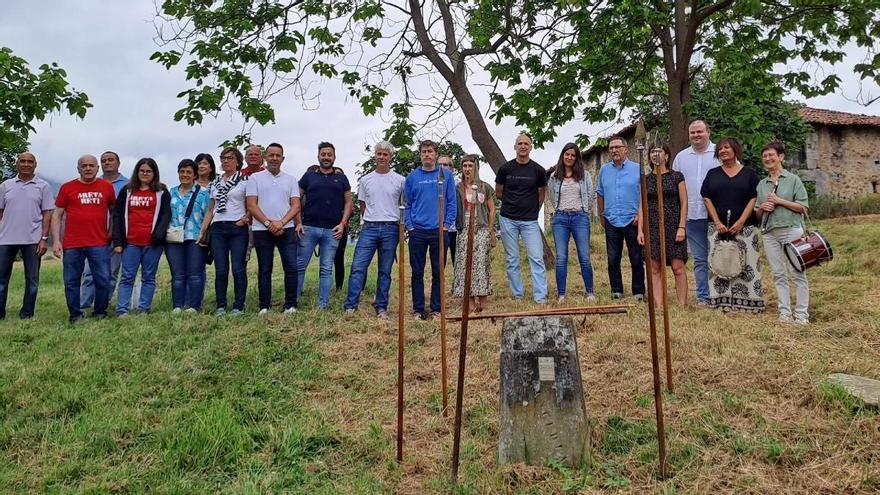 La piedra que trajo la paz a la frontera entre Álava y Bizkaia