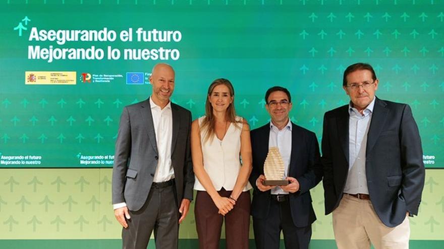 El Ministerio para la Transición Ecológica premia a la planta navarra de reciclaje de palas EnergyLOOP