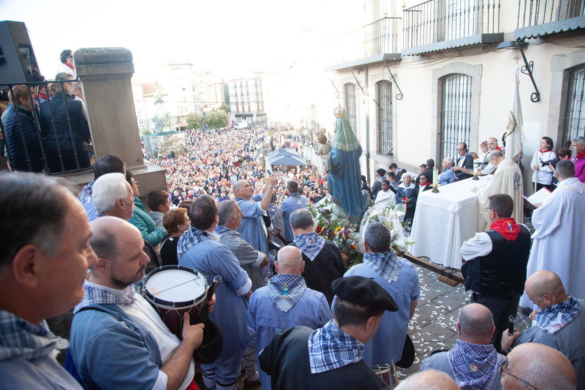 En imágenes: Rosario y Misa de la Aurora en las fiestas de La Blanca 2023