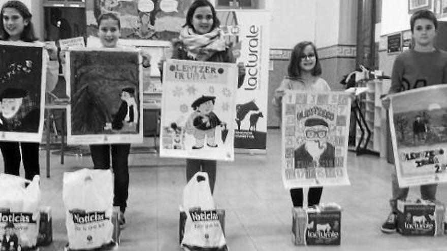Ganadores de carteles de Olentzero