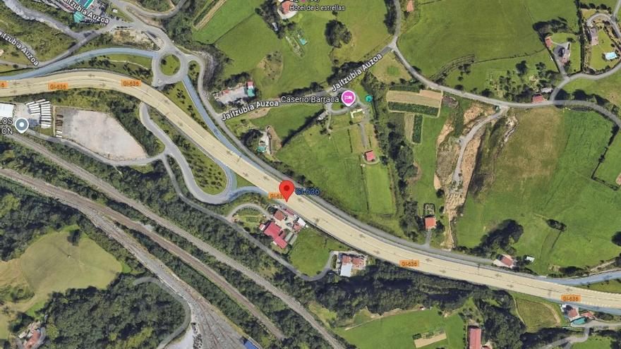 Lugar donde se ha producido el accidente