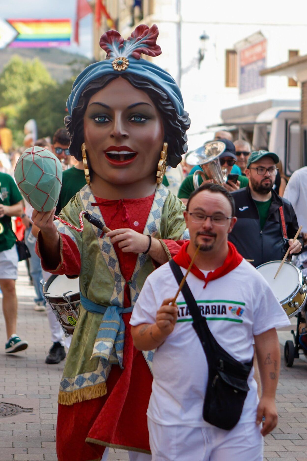 Fotos del chupinazo de fiestas de Villava-Atarrabia