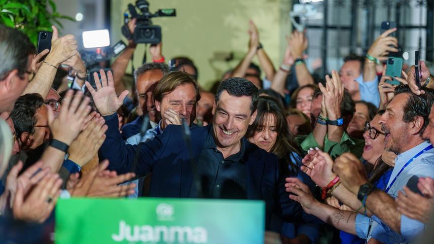 Feijóo convoca a la plana mayor del PP para analizar los resultados, que recibirá a Moreno con una ovación