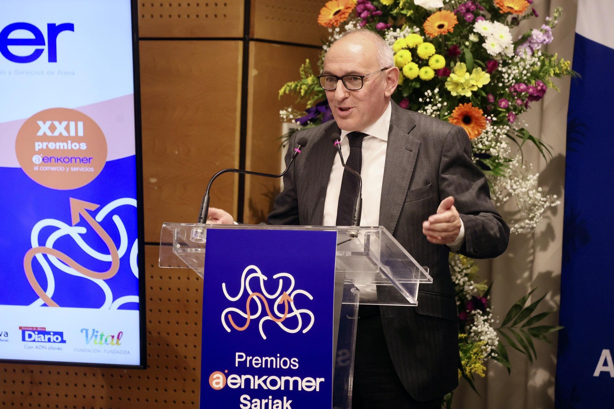 En imágenes: Premios Aenkomer al Comercio y Servicios de Álava