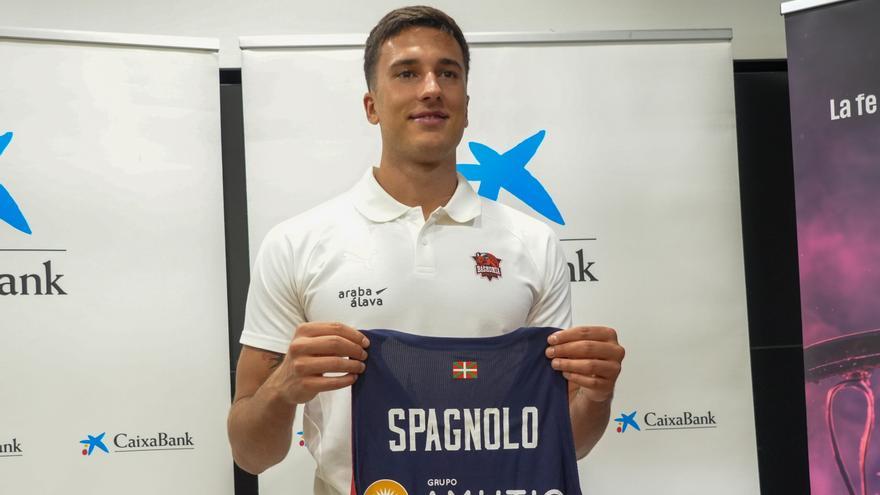 Matteo Spagnolo, presentado como jugador del Baskonia