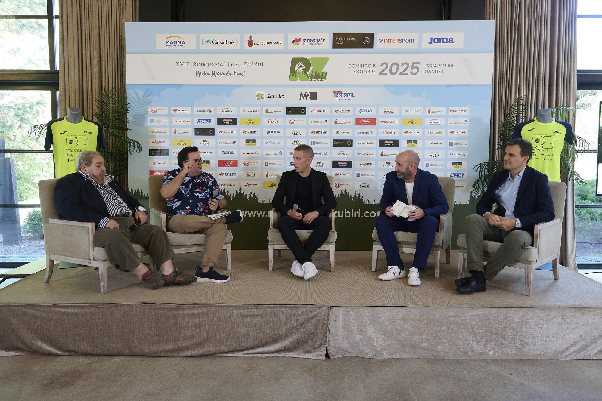 Fotos de la presentación de la XVIII Roncesvalles Zubiri
