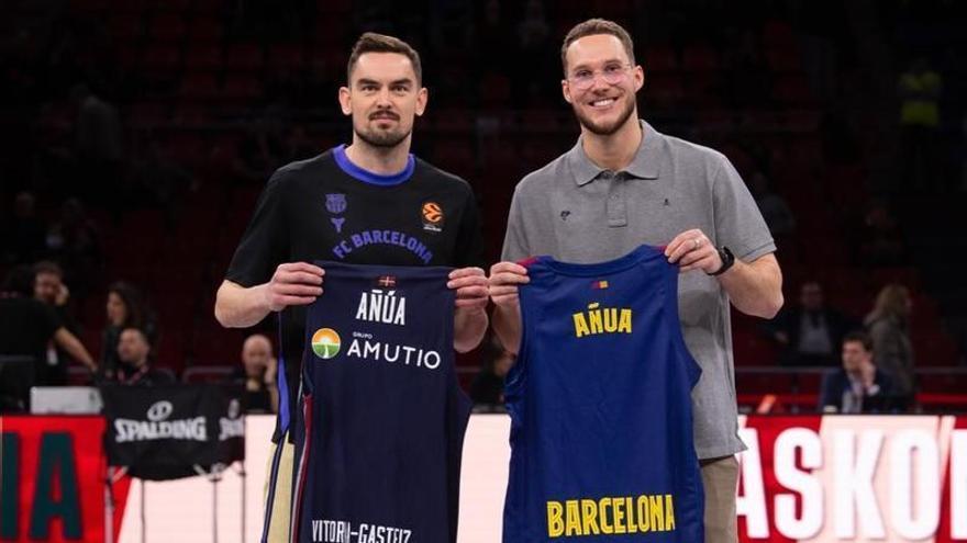 Xabier Añua, protagonista en la previa del Baskonia-Barça de esta noche