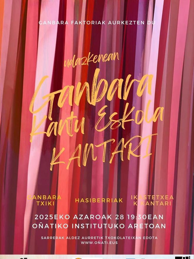 Cartel que anuncia el concierto.