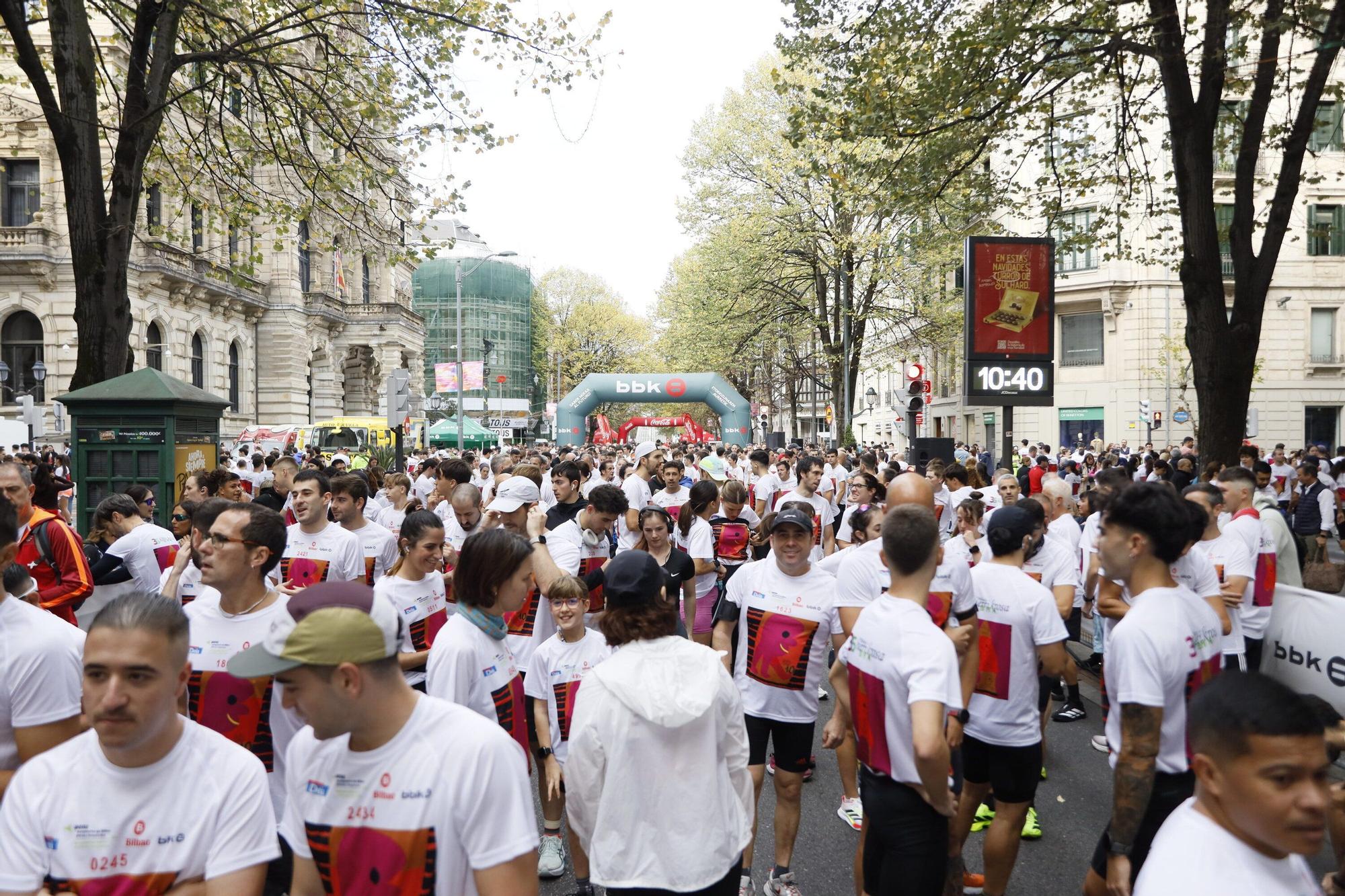 En imágenes: la Herri Krosa calienta motores en Bilbao