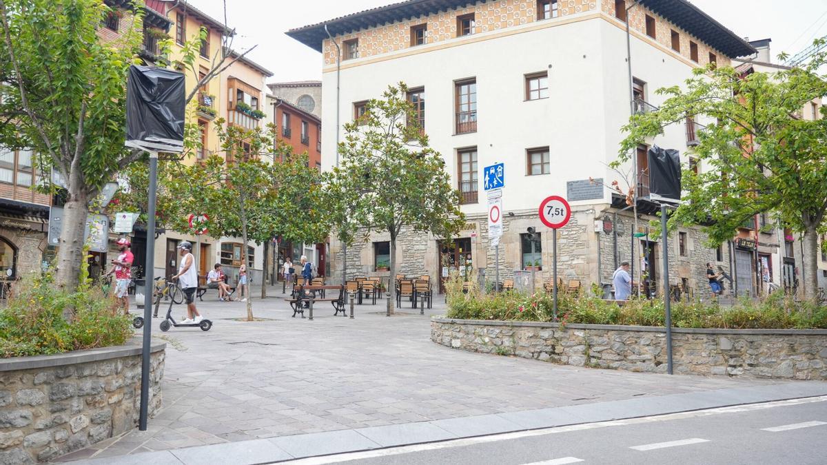 Señales aún tapadas en Aldabe.