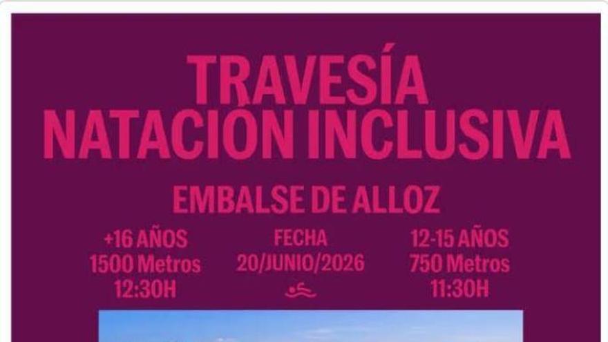 El embalse de Alloz se prepara para su I Travesía de Natació
