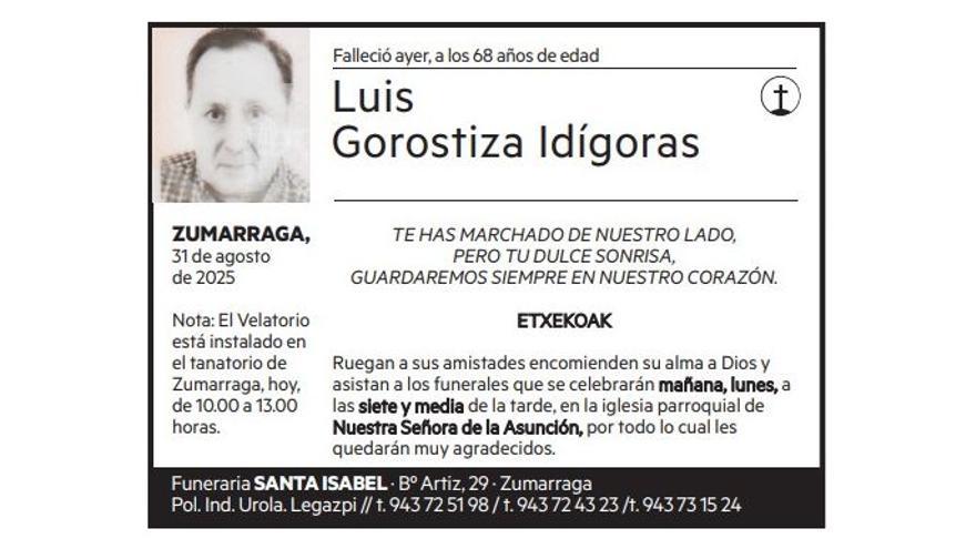 Luis Gorostiza Idígoras