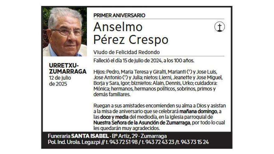 ANSELMO PEREZ CRESPO