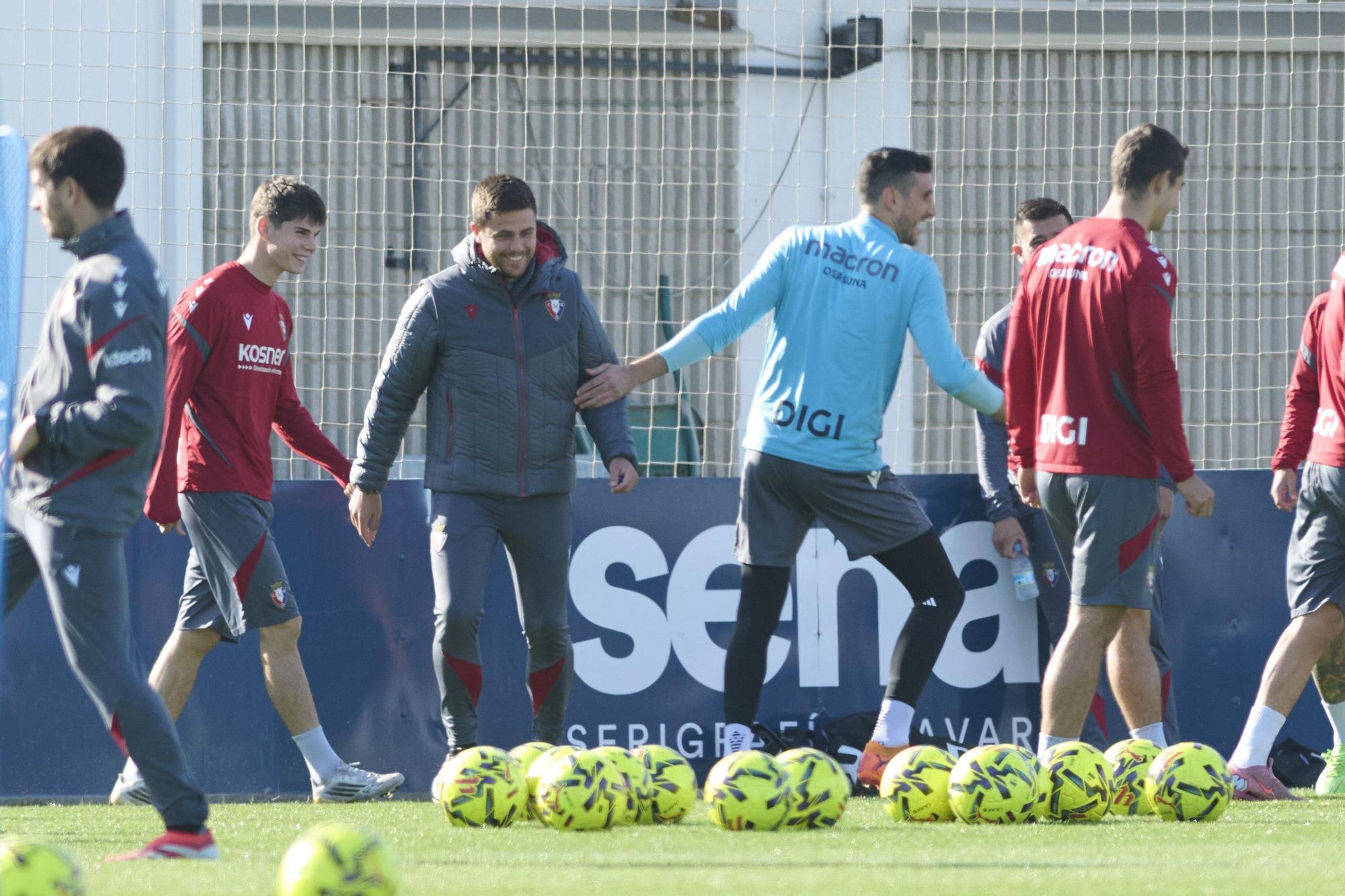 Fotos del entrenamiento de Osasuna (domingo 9 de noviembre)