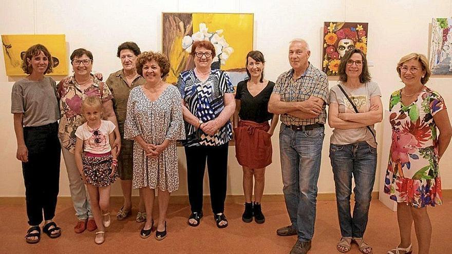 Las artistas de Lodosa muestran sus dotes pictóricas