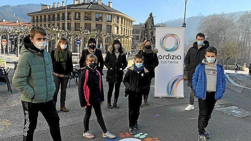 Ordizia presenta su  nuevo camino escolar