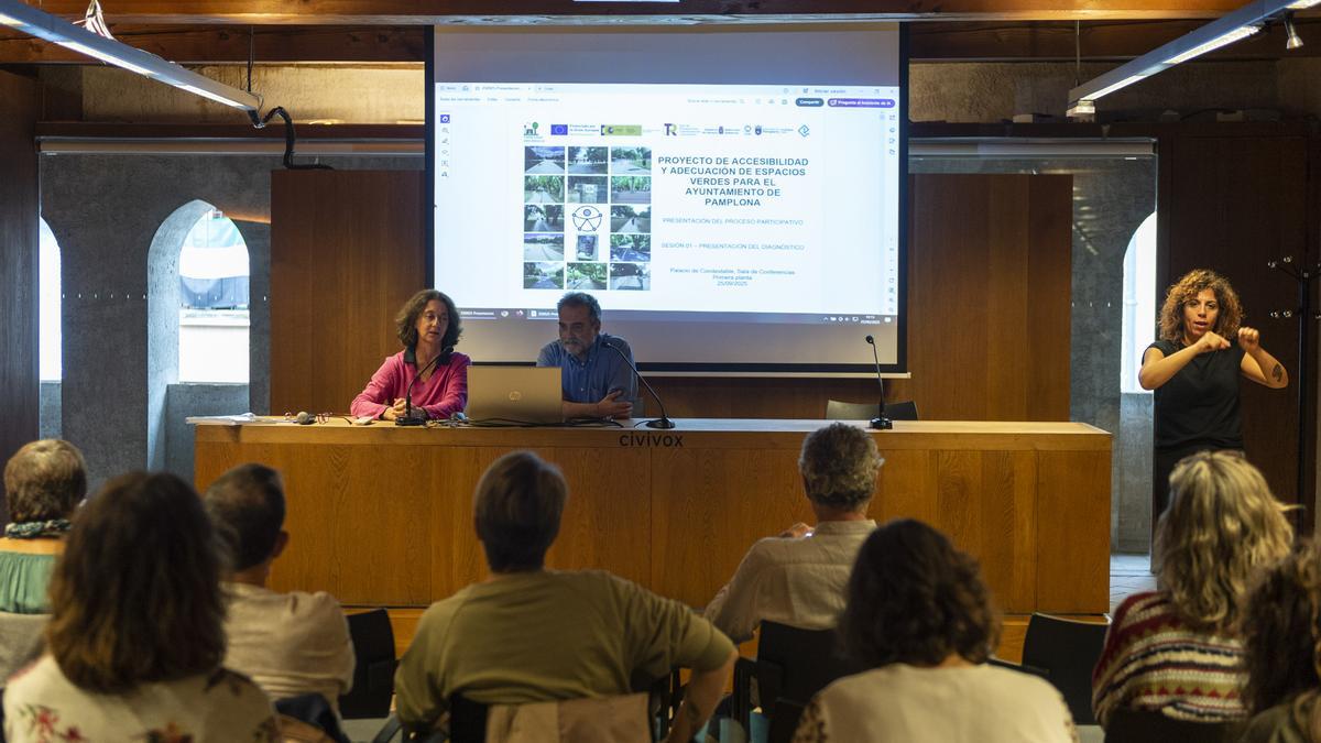Jornada de presentación del plan accesbilidad en las zonas verdes.