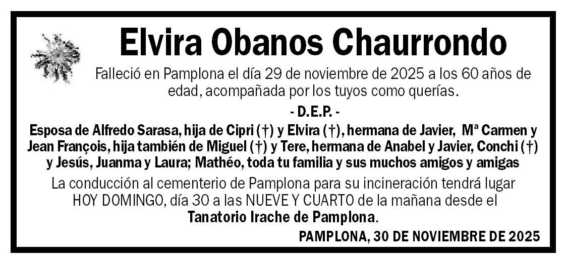 Elvira Obanos Chaurrondo