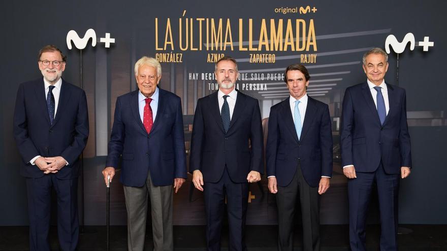Así es ‘La última llamada’, la serie documental que reúne a cuatro expresidentes del Gobierno español
