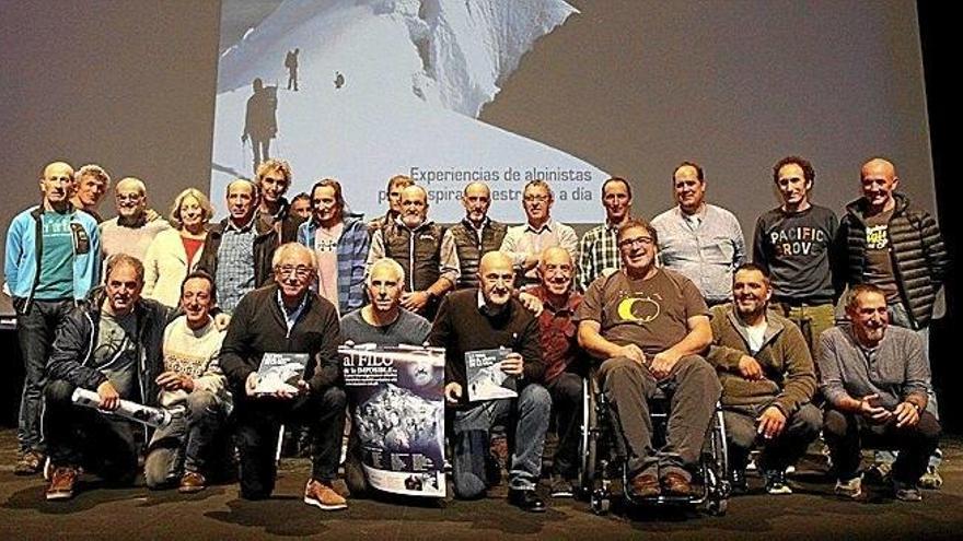 Emotivo homenaje al montañismo vasco en Azpeitia